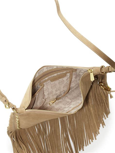 Michael Kors Suede Exterior Fringe Bags & Handbags for Women